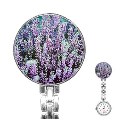 Lavender Love Stainless Steel Nurses Watch by LW323