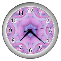 Cotton Candy Wall Clock (silver) by LW323