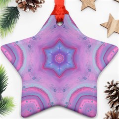 Cotton Candy Star Ornament (two Sides) by LW323