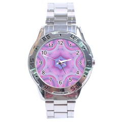 Cotton Candy Stainless Steel Analogue Watch by LW323