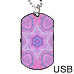 Cotton Candy Dog Tag Usb Flash (one Side) by LW323