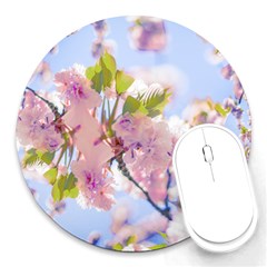 Bloom Round Mousepads by LW323