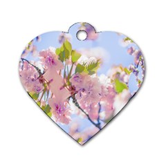 Bloom Dog Tag Heart (two Sides) by LW323