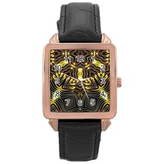 Beyou Rose Gold Leather Watch  by LW323