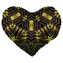 Beyou Large 19  Premium Flano Heart Shape Cushions by LW323