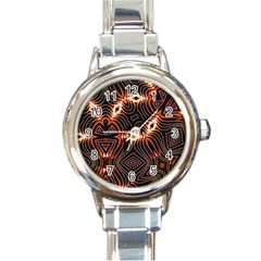 Fun In The Sun Round Italian Charm Watch by LW323