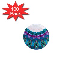 Peacock 1  Mini Magnets (100 Pack)  by LW323