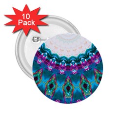 Peacock 2 25  Buttons (10 Pack)  by LW323