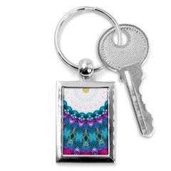 Peacock Key Chain (rectangle) by LW323