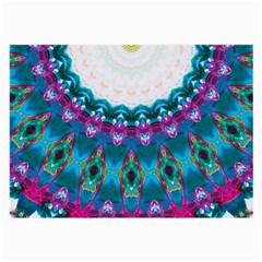 Peacock Large Glasses Cloth (2 Sides) by LW323