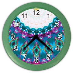 Peacock Color Wall Clock by LW323