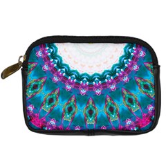 Peacock Digital Camera Leather Case by LW323