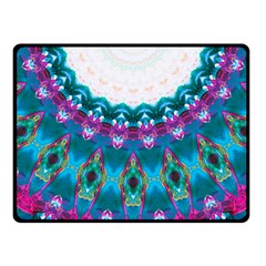 Peacock Fleece Blanket (small) by LW323