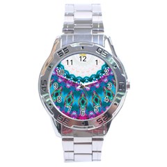 Peacock Stainless Steel Analogue Watch by LW323