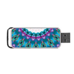 Peacock Portable Usb Flash (one Side) by LW323