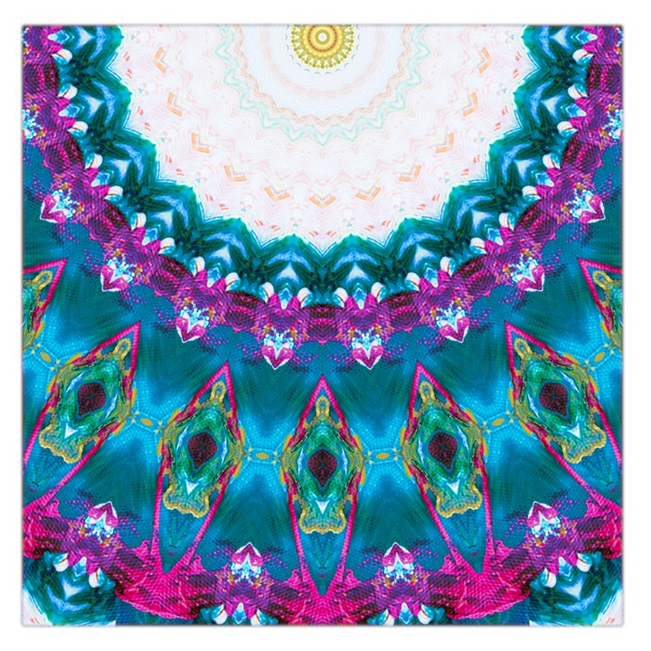 Peacock Large Satin Scarf (Square)