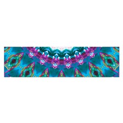 Peacock Satin Scarf (oblong) by LW323