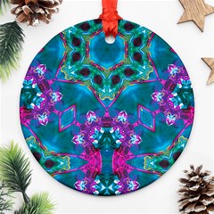 Peacock2 Ornament (round) by LW323