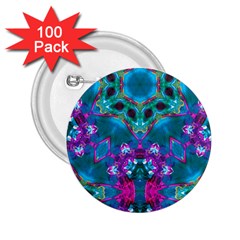 Peacock2 2 25  Buttons (100 Pack)  by LW323