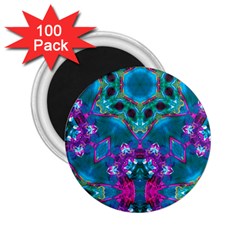 Peacock2 2 25  Magnets (100 Pack)  by LW323