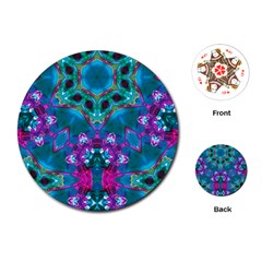 Peacock2 Playing Cards Single Design (round) by LW323