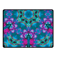 Peacock2 Fleece Blanket (small) by LW323