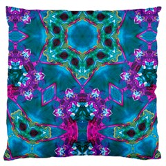 Peacock2 Large Flano Cushion Case (two Sides) by LW323