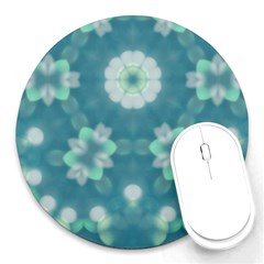 Softpetals Round Mousepads by LW323