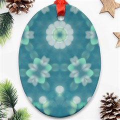 Softpetals Oval Ornament (two Sides) by LW323