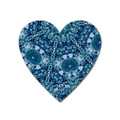 Blue Heavens Heart Magnet by LW323