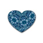 Blue Heavens Heart Coaster (4 pack)  Front