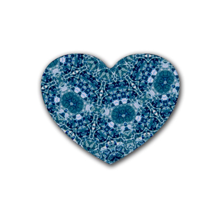 Blue Heavens Heart Coaster (4 pack) 