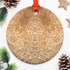 Sparkle Round Ornament (two Sides) by LW323