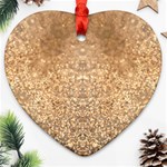 Sparkle Heart Ornament (Two Sides) Front