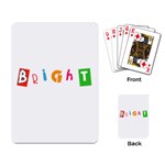 bright colorful simple artistic vivid unique Playing Cards Single Design (Rectangle) Back