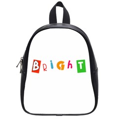 Bright Colorful Simple Artistic Vivid Unique School Bag (small) by oddybuddystore