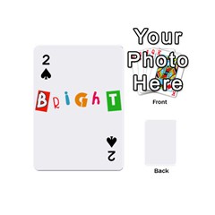 Bright Colorful Simple Artistic Vivid Unique Playing Cards 54 Designs (mini) by oddybuddystore