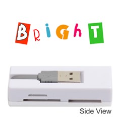 Bright Colorful Simple Artistic Vivid Unique Memory Card Reader (stick) by oddybuddystore