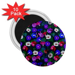 Watercolor Flowers  Bindweed  Liana 2 25  Magnets (10 Pack)  by SychEva