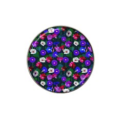 Watercolor Flowers  Bindweed  Liana Hat Clip Ball Marker (4 Pack) by SychEva