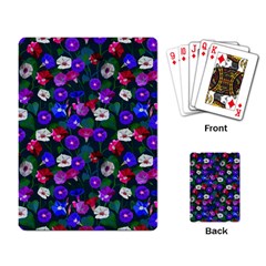 Watercolor Flowers  Bindweed  Liana Playing Cards Single Design (rectangle) by SychEva