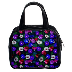 Watercolor Flowers  Bindweed  Liana Classic Handbag (two Sides) by SychEva