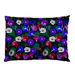 Watercolor Flowers  Bindweed  Liana Pillow Case by SychEva