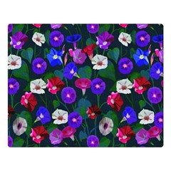 Watercolor Flowers  Bindweed  Liana Double Sided Flano Blanket (large)  by SychEva