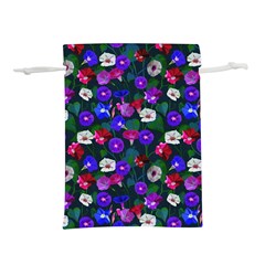 Watercolor Flowers  Bindweed  Liana Lightweight Drawstring Pouch (s) by SychEva