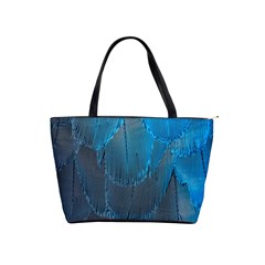 Feathery Blue Classic Shoulder Handbag by LW323