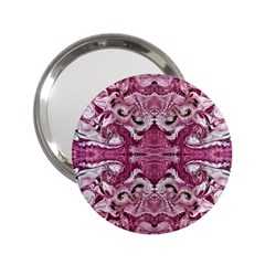 Pink Marbling Symmetry 2 25  Handbag Mirrors by kaleidomarblingart