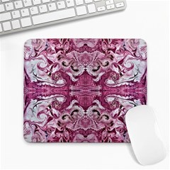 Pink Marbling Symmetry Large Mousepads by kaleidomarblingart