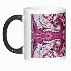 Pink Marbling Symmetry Morph Mugs by kaleidomarblingart