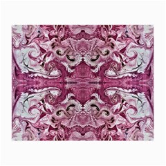 Pink Marbling Symmetry Small Glasses Cloth by kaleidomarblingart